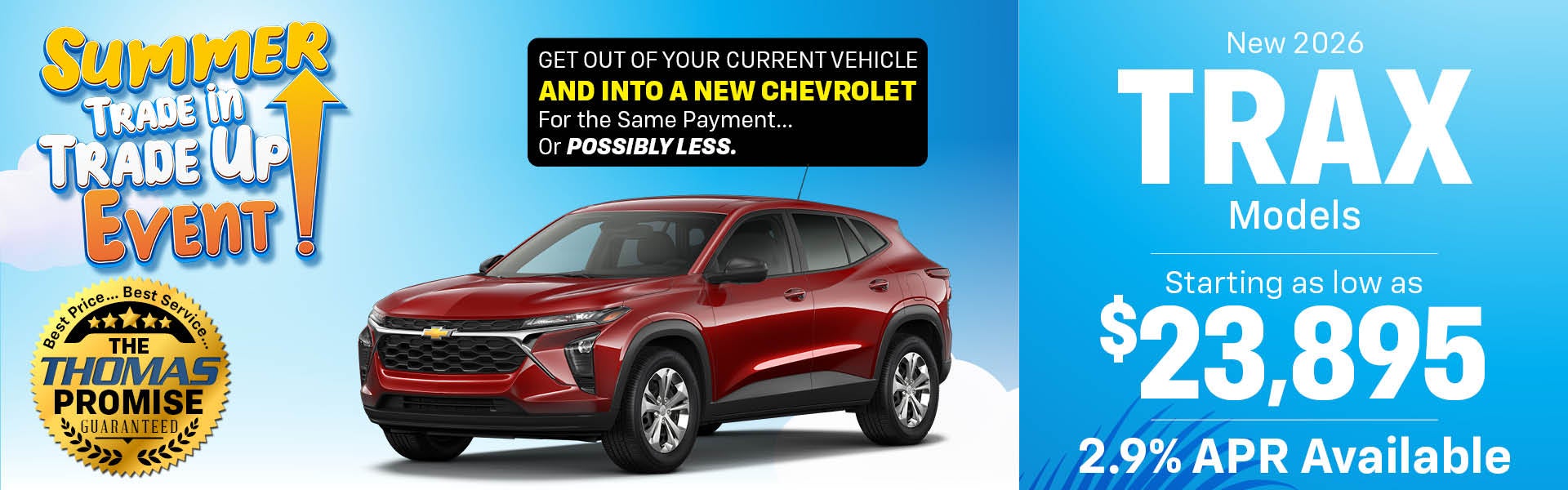 2025 Trax LS FWD - Drive for $239 per month for 36 months