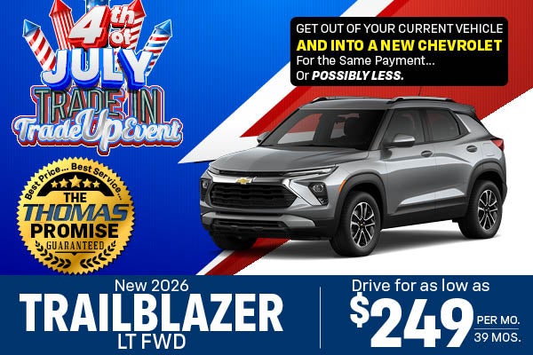 New 2026 Trailblazer LT FWD
