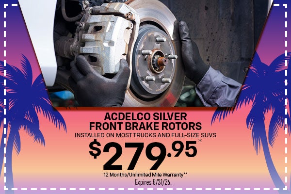 Truck/Full-Size SUV Brake Rotor Special