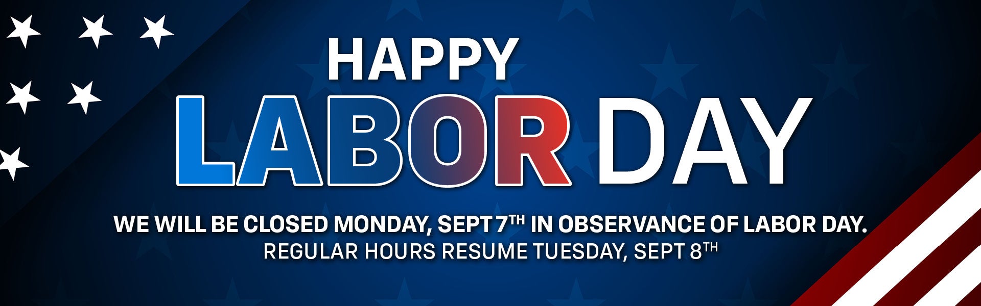 Memorial Day Hours