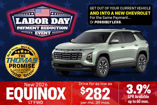 New 2026 Equinox LT FWD