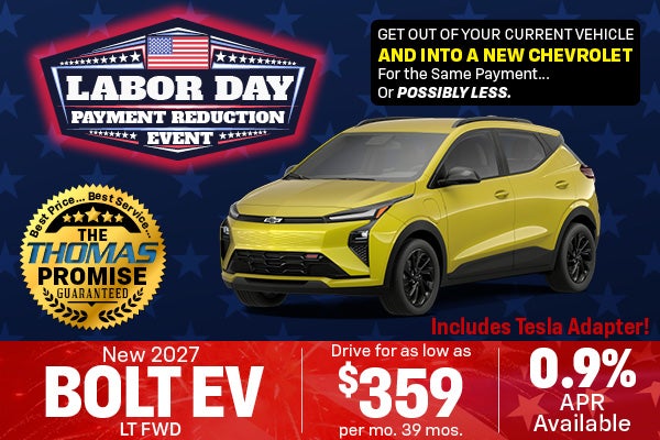 New 2027 Bolt EV LT FWD