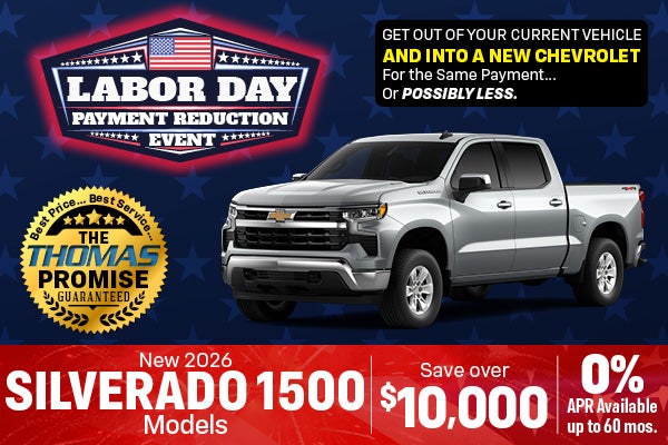 New 2026 Silverado 1500 Models