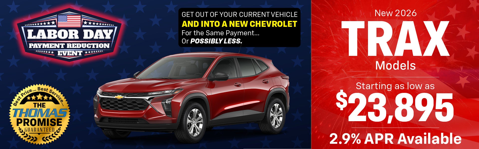 2026 Trax LS FWD - Drive for $239 per month for 36 months