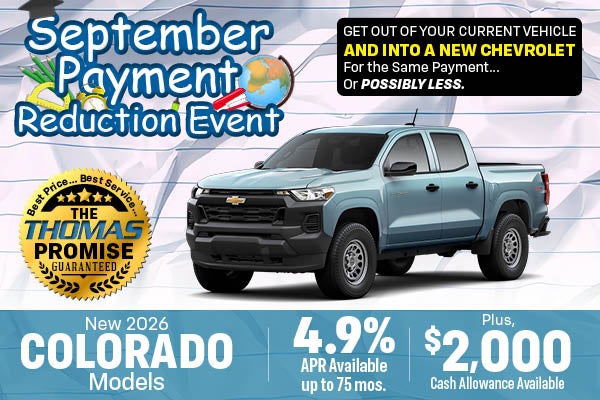 New 2026 Colorado Models