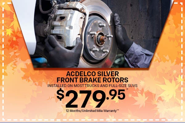 Truck/Full-Size SUV Brake Rotor Special
